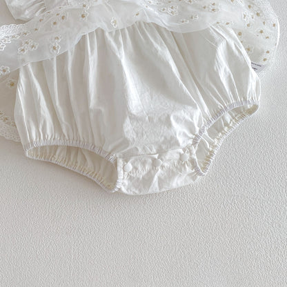Summer Arrival Baby Girls Fly Sleeves Flowers Pattern Bodysuit, MyKids-USA®, Baby One-Pieces, MyKids-USA -  -  -  -  -  -  - .