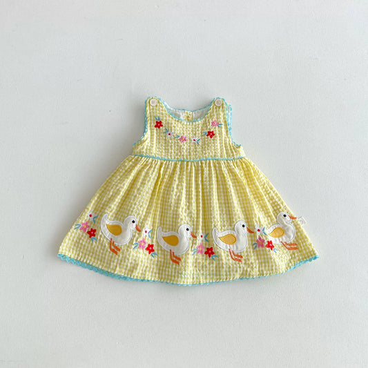 Summer Hot Selling Baby Kids Girls Princess Sleeveless Plaid Dress, MyKids-USA®, Baby & Toddler Dresses, MyKids-USA -  -  -  -  -  -  - .