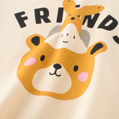 Summer Girls’ Cartoon and Letters Pattern T-shirt in European and American Style, MyKids-USA®, T-Shirts, MyKids-USA -  -  -  -  -  -  - .