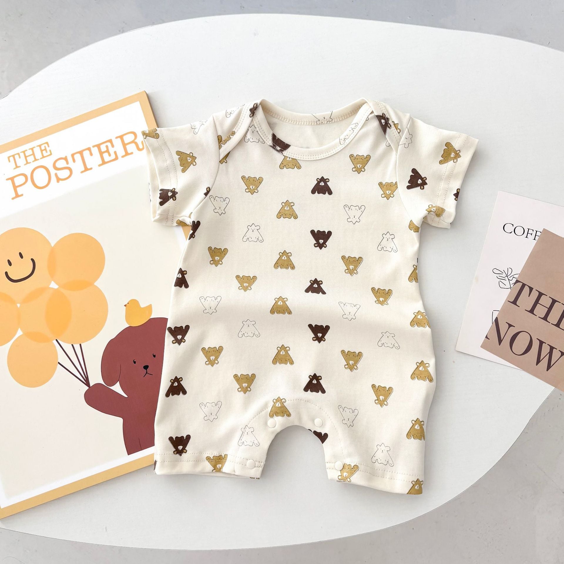 Summer Arrival Baby Boys and Girls Short Sleeves Crew Neck Animals Cartoon Pattern Rompers, MyKids-USA®, Baby One-Pieces, MyKids-USA -  -  -  -  -  -  - .