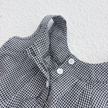 Summer Arrival Baby Unisex Casual Plaid Pattern Sleeveless Rompers, MyKids-USA®, Baby One-Pieces, MyKids-USA -  -  -  -  -  -  - 