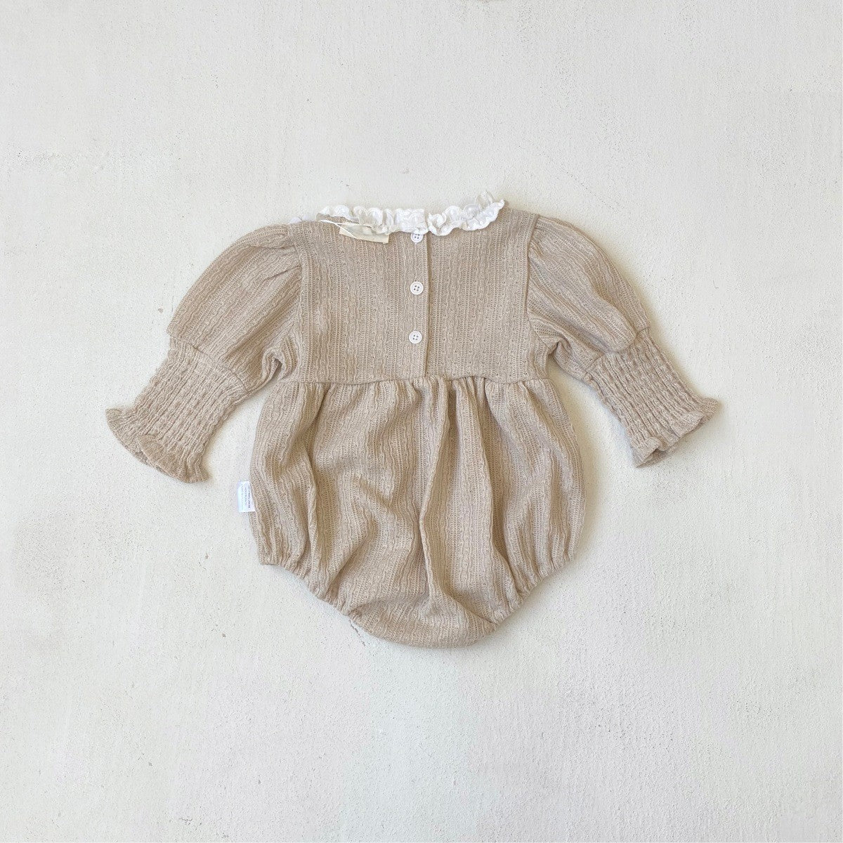 MyKids-USA® Autumn Vintage Lace Trim Baby Kids Girls Princess Long Sleeves Bodysuit