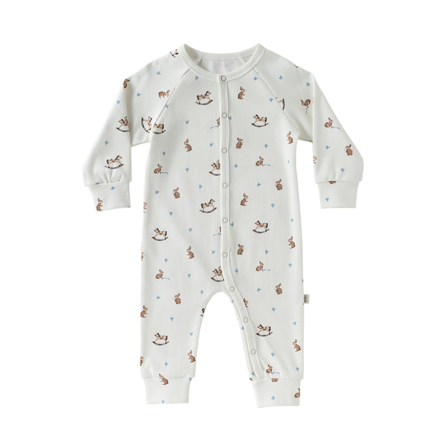 Spring Arrival Baby Unisex Long Sleeves Cartoon Pattern Single Breasted Rompers, MyKids-USA®, Baby One-Pieces, MyKids-USA - Size/Age - 66 (3-6M) - Color - Grey -  -  - TR2601301743-D.