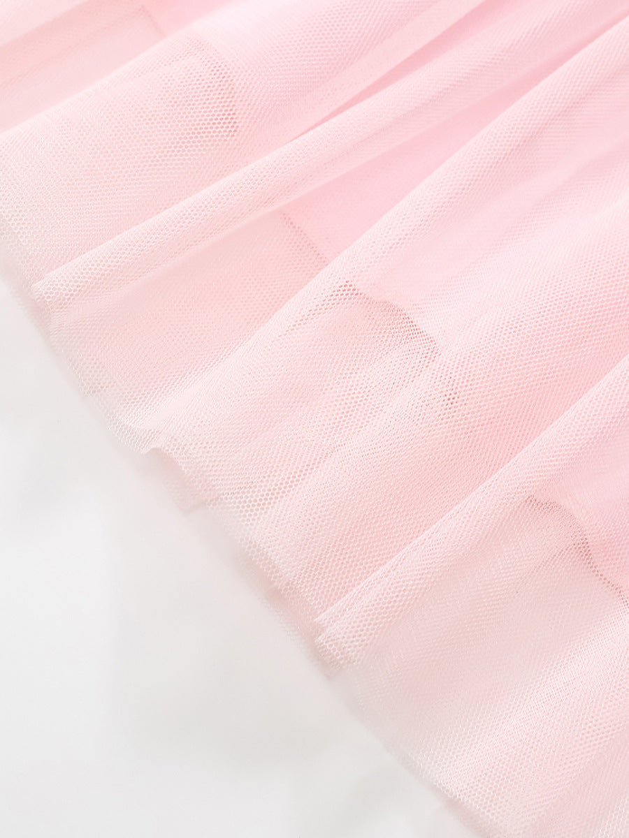 Spring Baby Girls Long Sleeves Dancers Cartoon Pattern Chiffon Dress, MyKids-USA®, Baby & Toddler Dresses, MyKids-USA -  -  -  -  -  -  - 