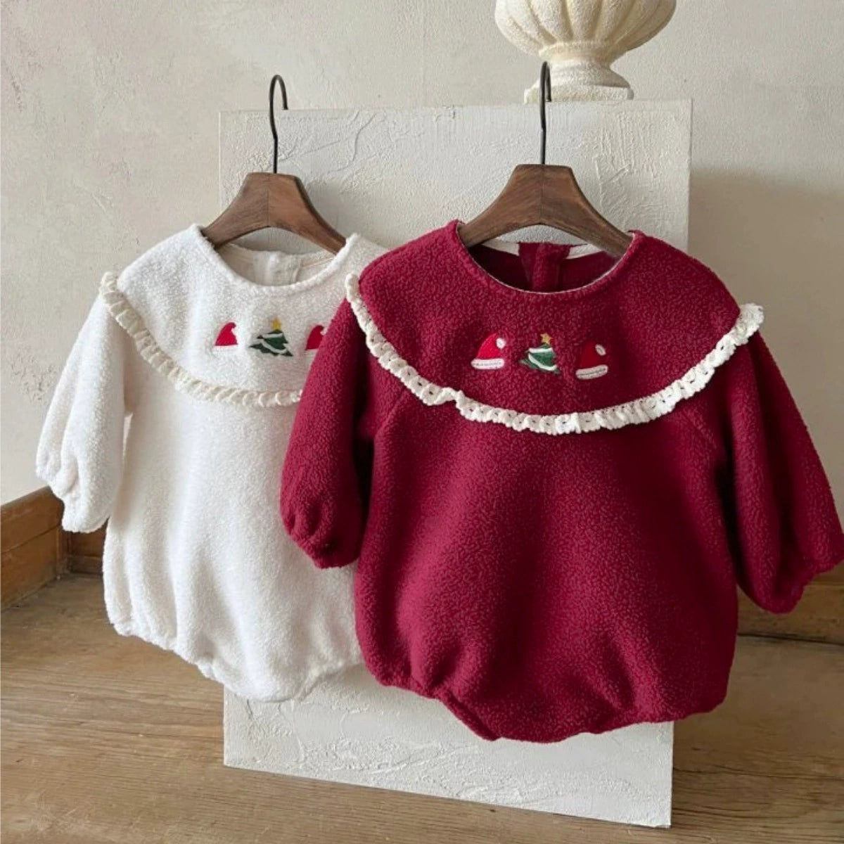 Winter and Spring Arrival Baby Unisex Fluffy Long Sleeves Christmas Pattern Bodysuit, MyKids-USA®, Baby One-Pieces, MyKids-USA -  -  -  -  -  -  - .