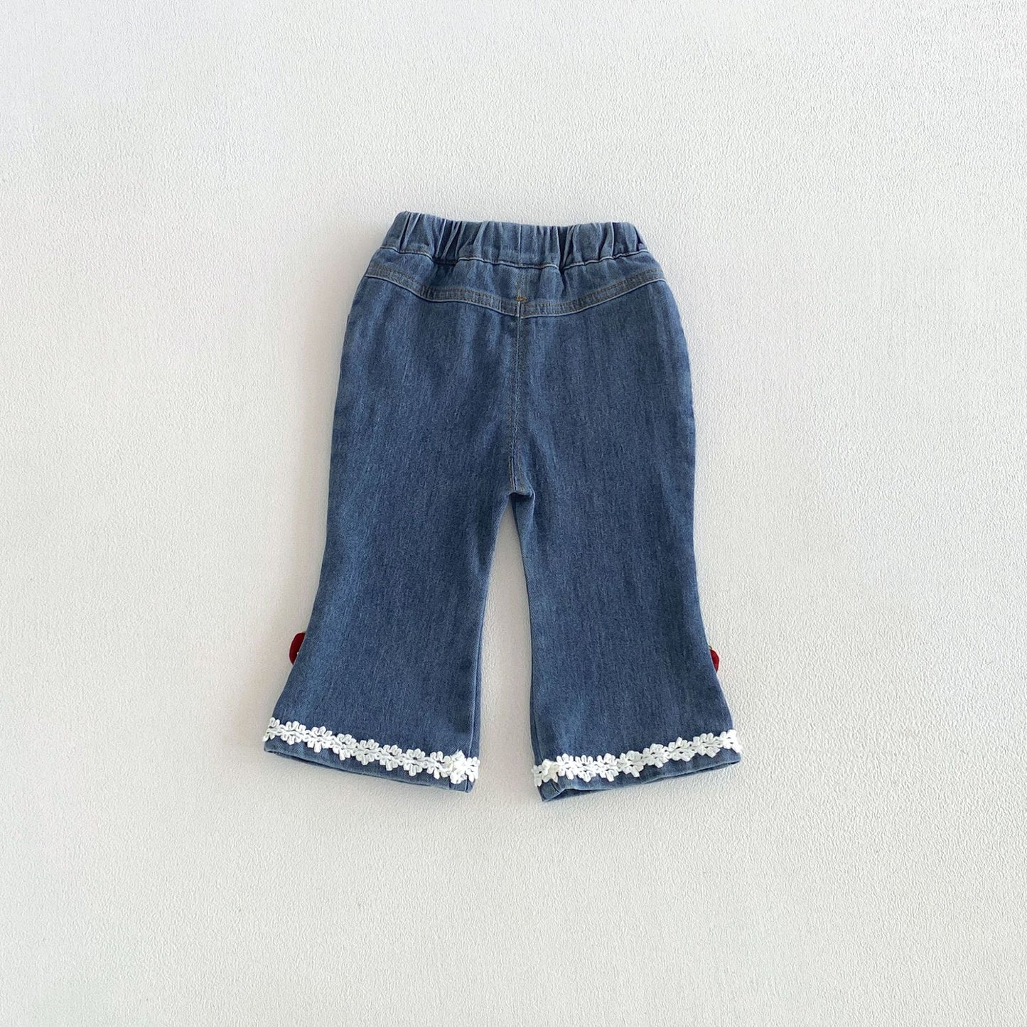 MyKids-USA® Arrival Autumn Girls Lace Embroidered Jeans