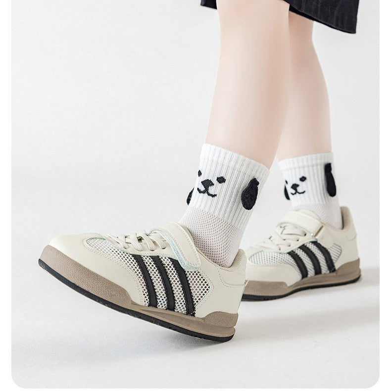 Summer Baby Kids Boys and Girls Breathable Puppy Cartoon Pattern Socks Set