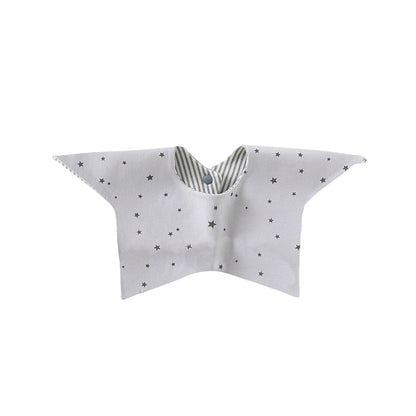 Adorable Geometric Pattern Snap-on Star Shaped Bib, MyKids-USA®, Bibs, MyKids-USA - Size/Age - S (0-3Y) - Color - Grey -  -  - TR2605011548-D.