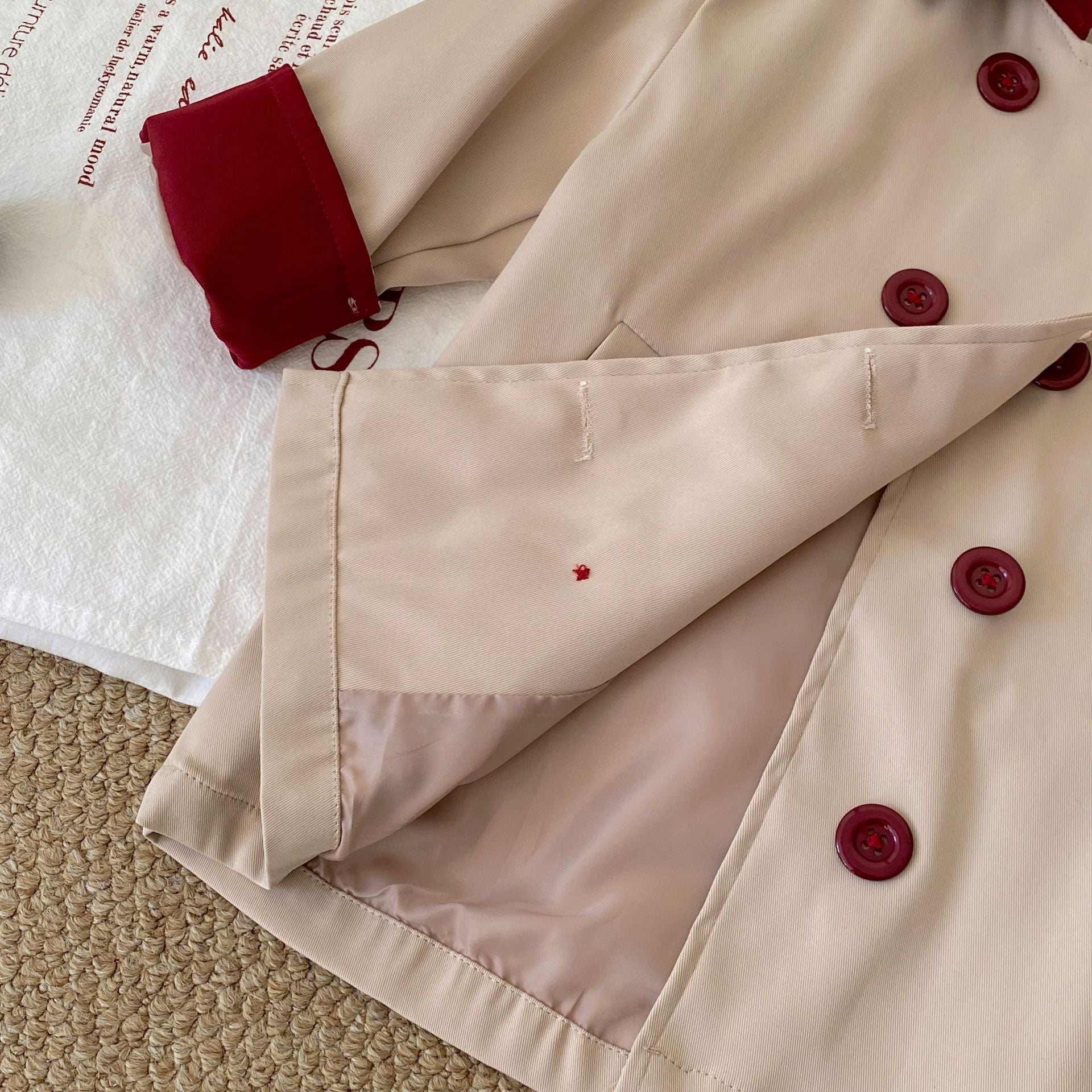 Spring Arrival Baby Kids Girls Color Patchwork Long Sleeves Turn-down Collar Coat, MyKids-USA®, Baby & Toddler Coats & Jackets, MyKids-USA -  -  -  -  -  -  - .