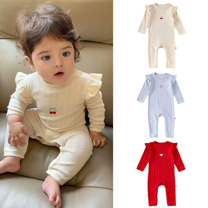 Autumn Arrival Baby Unisex Long Sleeves Casual Simple Pattern Rompers, MyKids-USA®, Baby One-Pieces, MyKids-USA -  -  -  -  -  -  - 