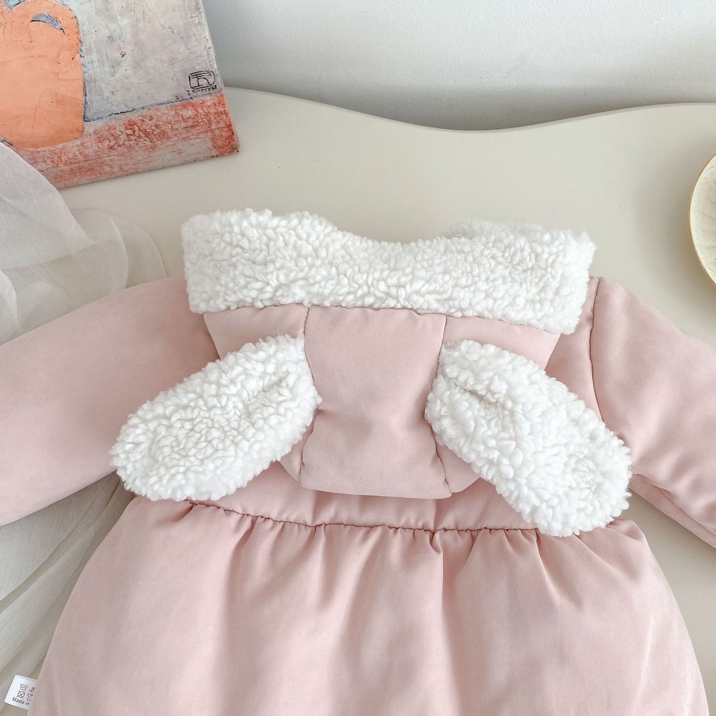 Winter Arrival Baby Kids Girls Rabbits Pattern Long Sleeves Fleece-Lined Coat, MyKids-USA®, Baby & Toddler Coats & Jackets, MyKids-USA -  -  -  -  -  -  - 