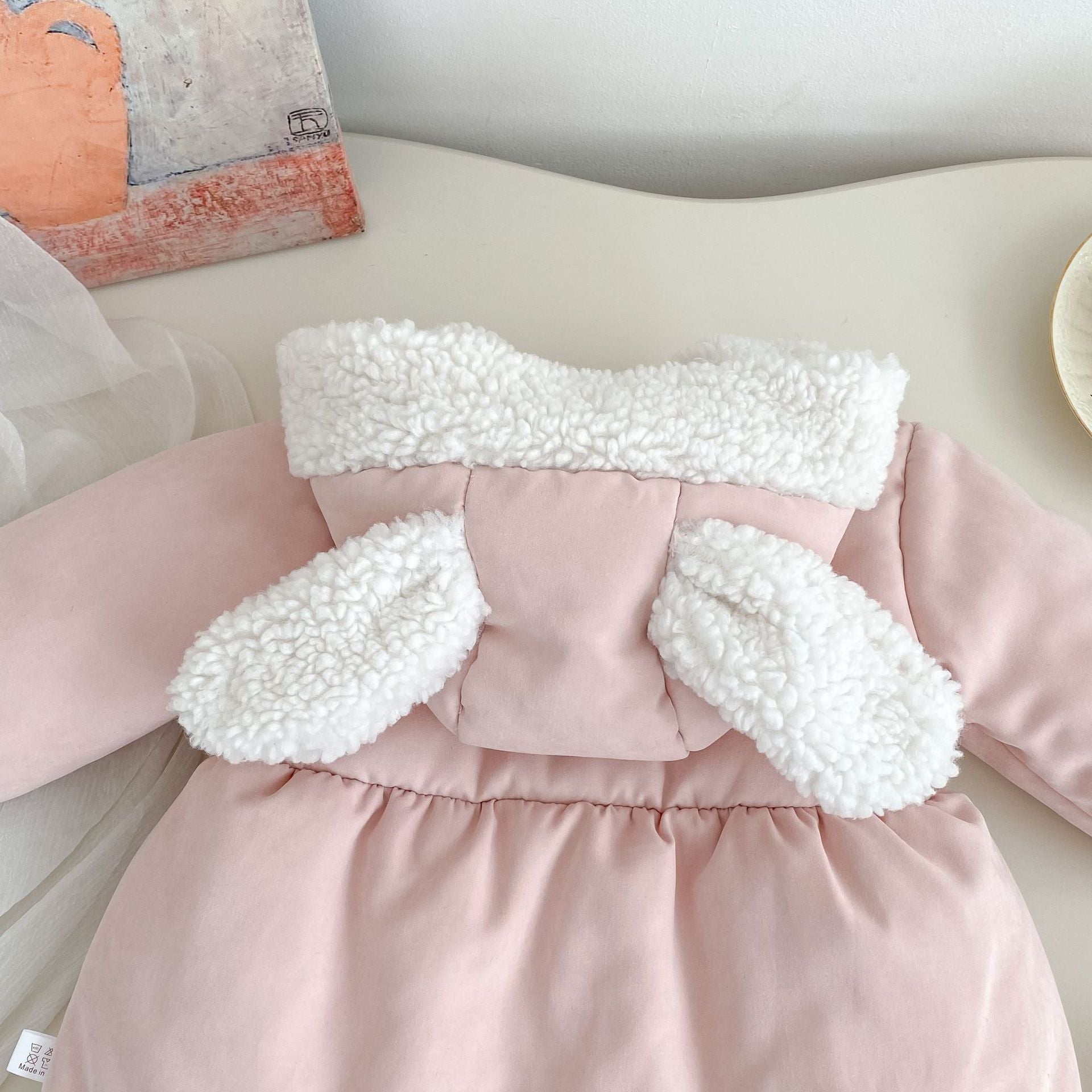 Winter Arrival Baby Kids Girls Rabbits Pattern Long Sleeves Fleece-Lined Coat, MyKids-USA®, Baby & Toddler Coats & Jackets, MyKids-USA -  -  -  -  -  -  - 