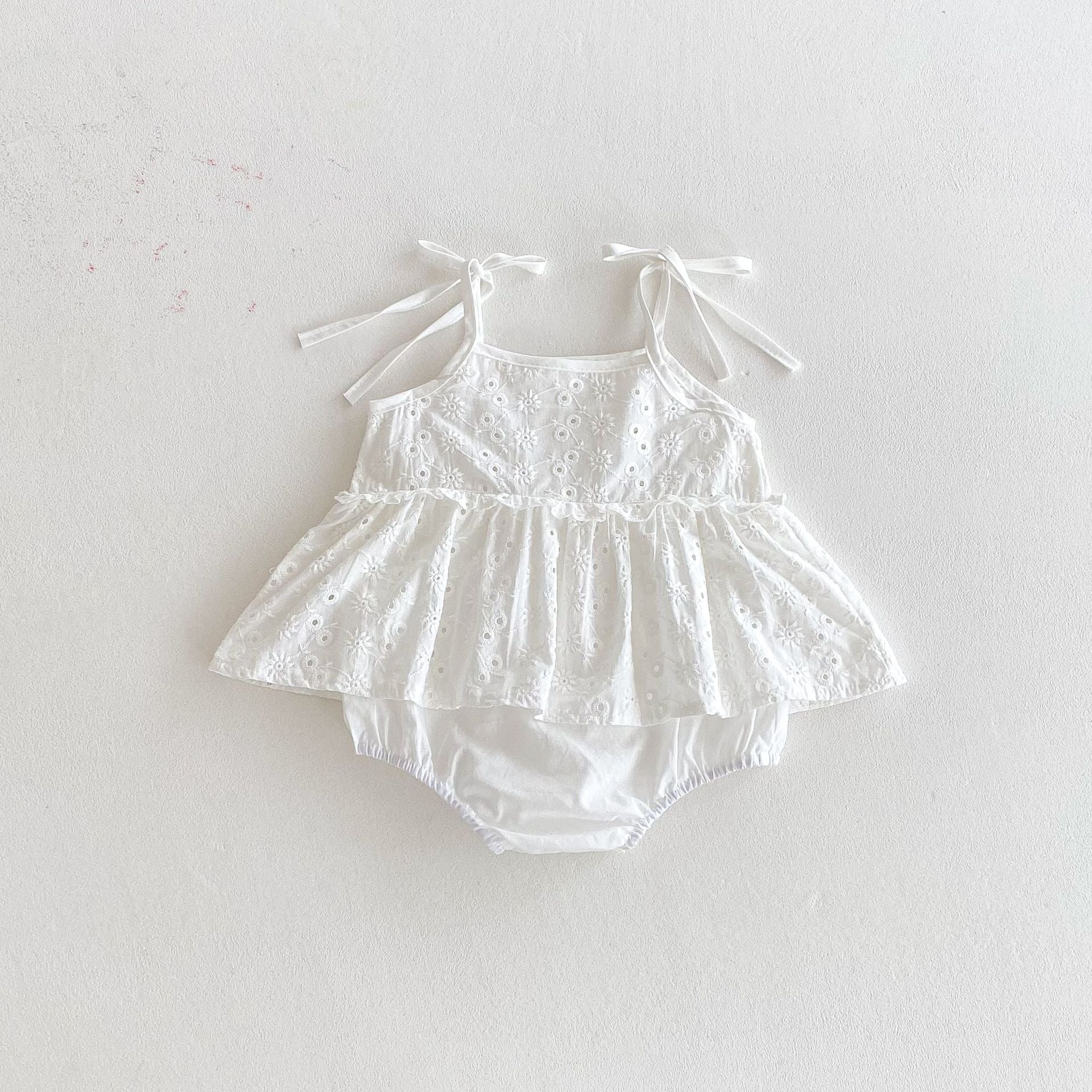 Summer Arrival Baby Girls Cute Sleeveless Floral Pattern Dress Design Strap Onesies, MyKids-USA®, Baby One-Pieces, MyKids-USA -  -  -  -  -  -  - 