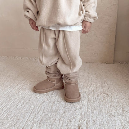 Winter and Spring Baby Kids Unisex Long Sleeves Casual Solid Color Pullover and Pants Clothing Set, MyKids-USA®, Baby & Toddler Outfits, MyKids-USA -  -  -  -  -  -  - .