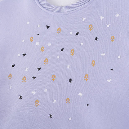 Autumn Arrival Geometric and Flowers Pattern Long Sleeves Crew Neck Dress for Stylish Girls, MyKids-USA®, Baby & Toddler Dresses, MyKids-USA -  -  -  -  -  -  - 