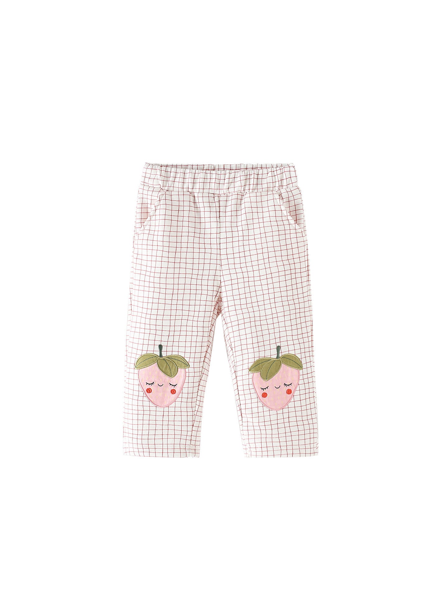 MyKids-USA® Arrival Autumn Plaid and Cartoon Pattern Pants for Girls