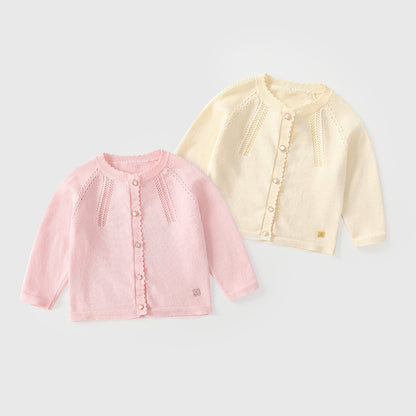 Arrival Autumn Baby Kids Girls Hollow-out Pattern Long Sleeves Cardigan, MyKids-USA®, Cardigans, MyKids-USA -  -  -  -  -  -  - 