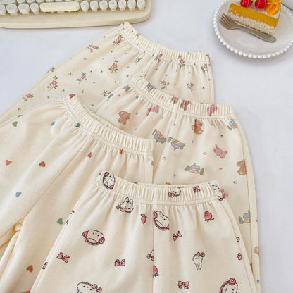 Autumn and Spring Baby Kids Long Sleeves Cute Cartoon Pattern Top and Pants Pajamas Clothing Set, MyKids-USA®, Pajamas, MyKids-USA -  -  -  -  -  -  - 