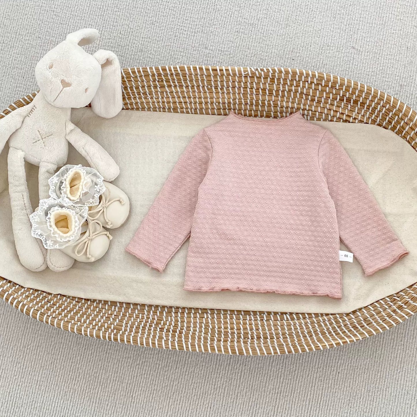 Spring and Autumn Kids Girls Jacquard Pattern Long Sleeves Top Shirt and Butterfly-bow Decorated Pants Clothing Set, MyKids-USA®, Baby & Toddler Outfits, MyKids-USA -  -  -  -  -  -  - 