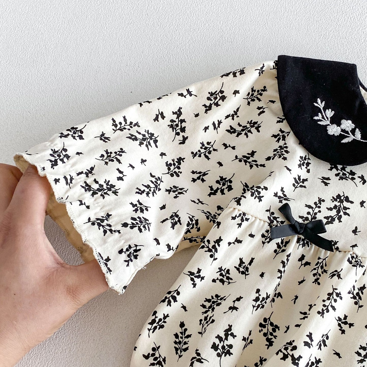 MyKids-USA® Autumn Arrival Baby Girls Long Sleeves Cute Color Patchwork Floral Bodysuit