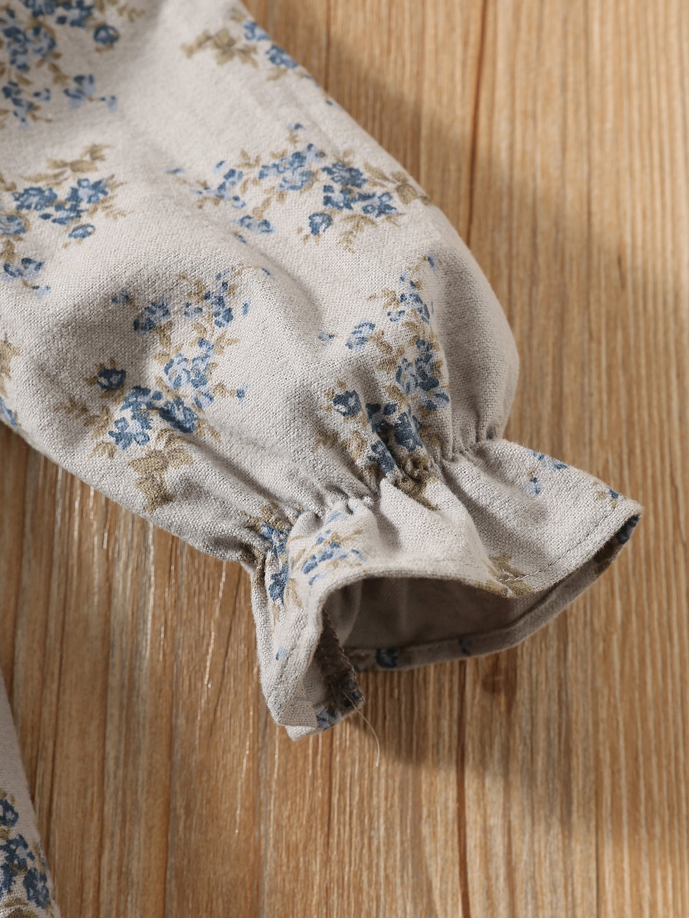 Autumn Arrival Baby Kids Girls Floral Pattern Long Sleeves Ruffle Neck Dress, MyKids-USA®, Baby & Toddler Dresses, MyKids-USA -  -  -  -  -  -  - 