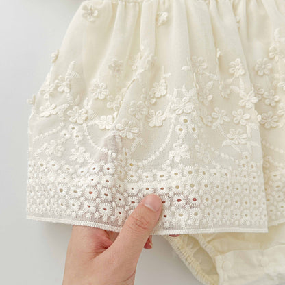 Summer Arrival Baby Girls Cute Short Sleeves Flowers Pattern Decorated Onesies, MyKids-USA®, Baby One-Pieces, MyKids-USA -  -  -  -  -  -  - 