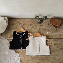 Arrival Winter and Autumn Baby Kids Girls Fleece-Lined Sleeveless V Neck Vest, MyKids-USA®, Baby & Toddler Coats & Jackets, MyKids-USA -  -  -  -  -  -  - .