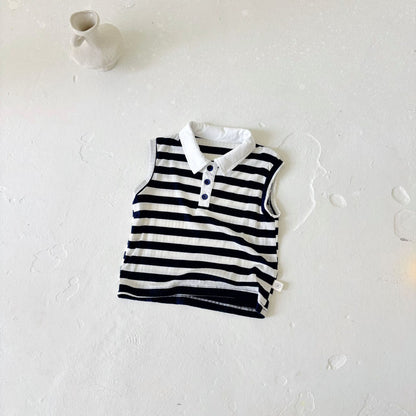 Summer Arrival Baby Kids Sleeveless Casual Striped Vest, MyKids-USA®, Baby & Toddler Tops, MyKids-USA -  -  -  -  -  -  - 