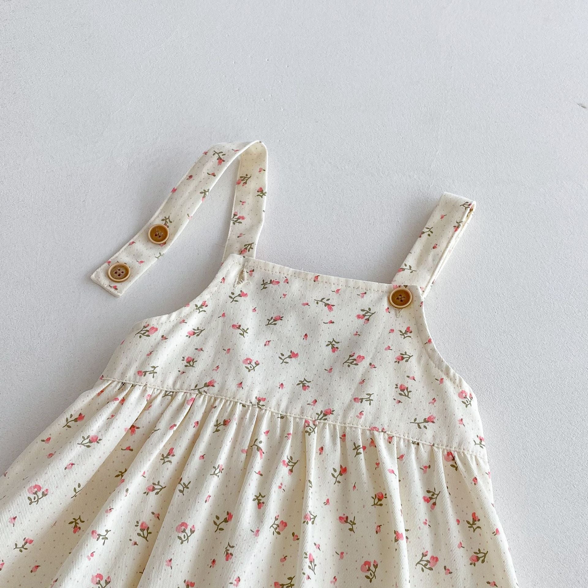 Winter and Autumn Baby Kids Girls Long Sleeves Lace Trim Top and Floral Sleeveless Overalls Clothing Set, MyKids-USA®, Baby & Toddler Outfits, MyKids-USA -  -  -  -  -  -  - 