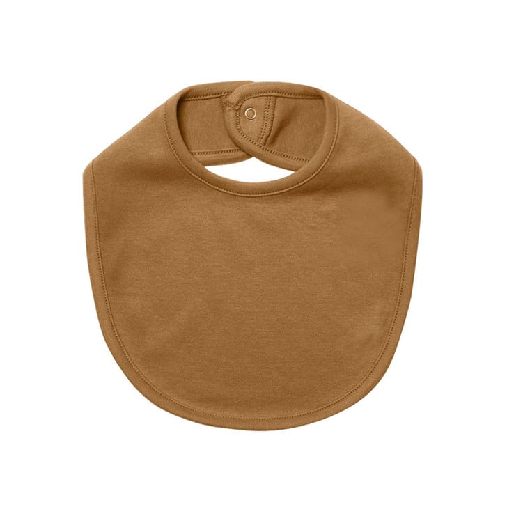 Baby Printed Pattern Covered Button Design Pure Cotton Bibs, MyKids-USA®, Bibs, MyKids-USA - Size/Age - S (0-1Y) - Color - Brown -  -  - JM2204261709-D