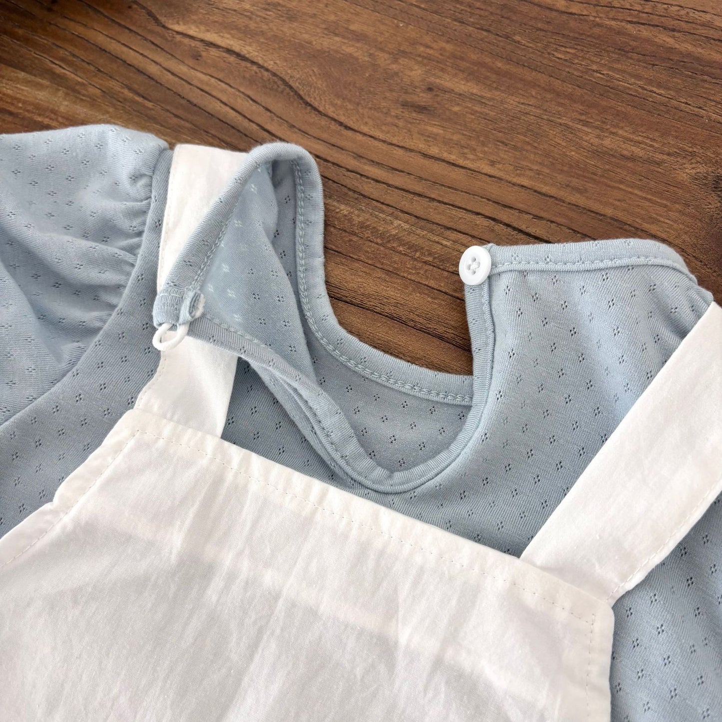 Summer Hot Selling Baby Kids Unisex Sleeveless White Strap Onesies Overalls and Blue T-Shirt Clothing Set, MyKids-USA®, Baby & Toddler Outfits, MyKids-USA -  -  -  -  -  -  - 