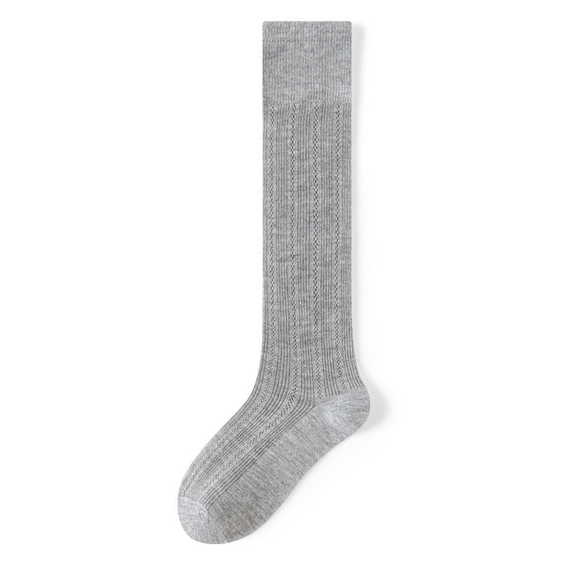Summer Baby Kids Girls Breathable Thin Solid Color Stockings