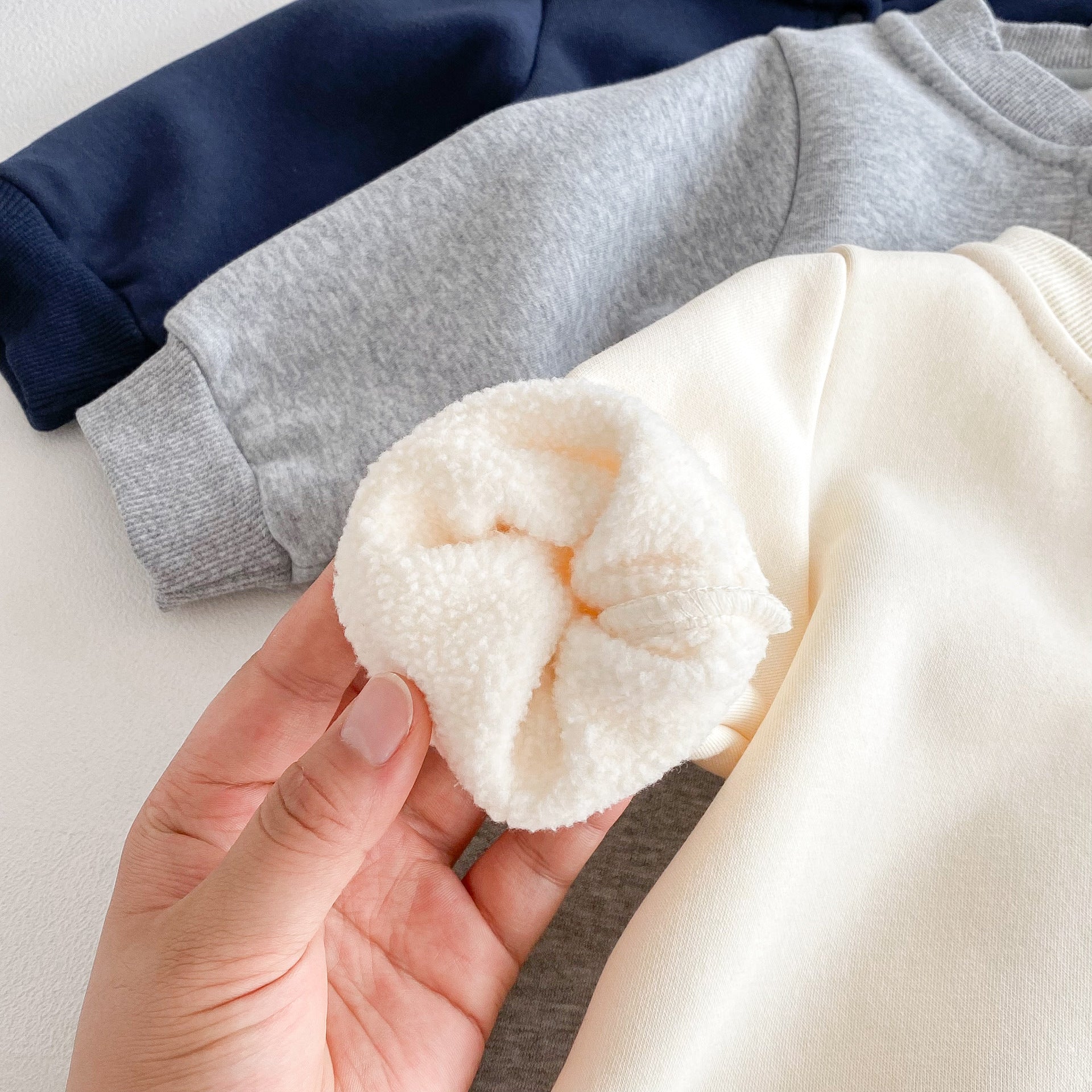 Winter and Autumn Arrival Baby Unisex Long Sleeves Letters Pattern Warm Fleece Rompers, MyKids-USA®, Baby One-Pieces, MyKids-USA -  -  -  -  -  -  - 