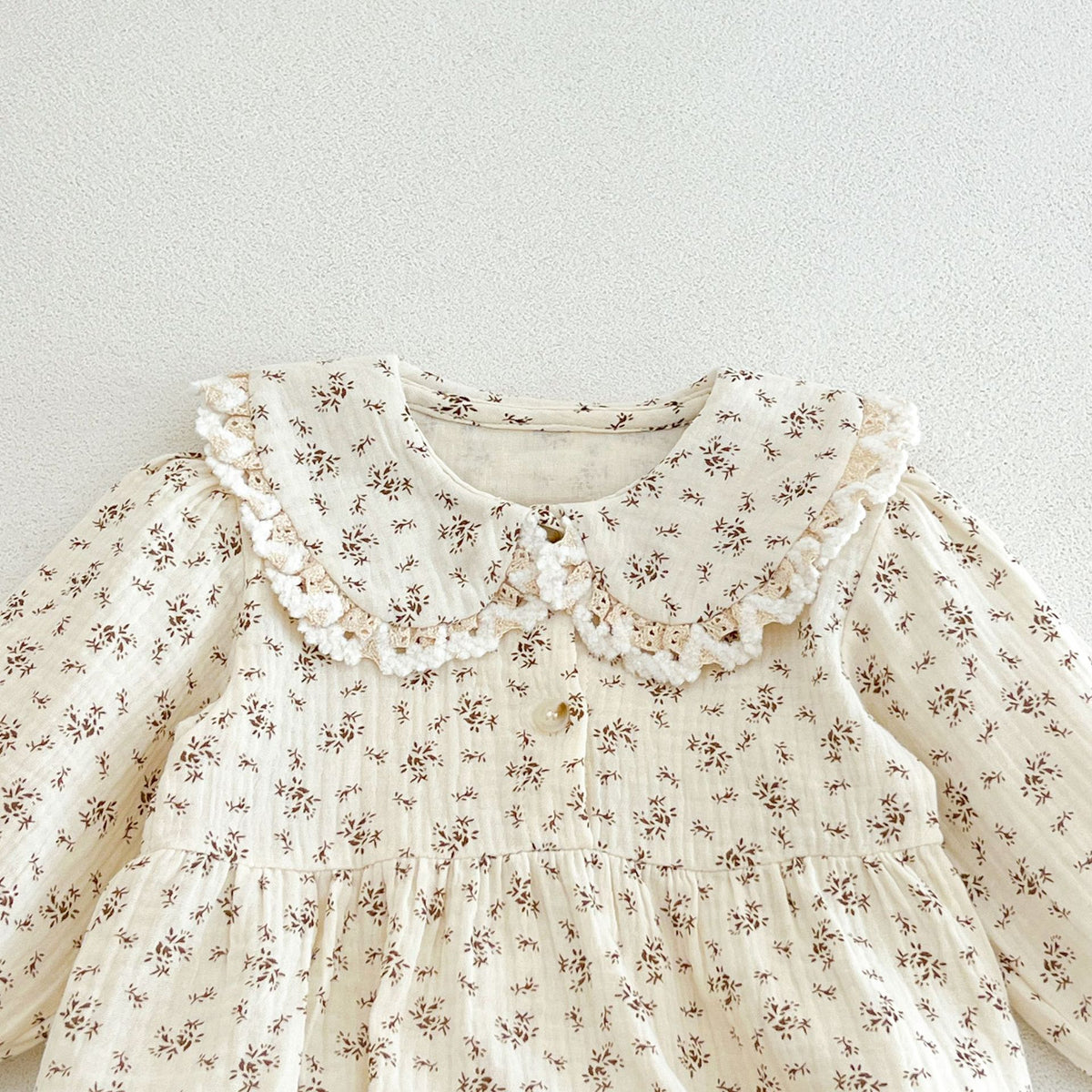 MyKids-USA® Autumn Arrival Baby Girls Long Sleeves Floral Bodysuit