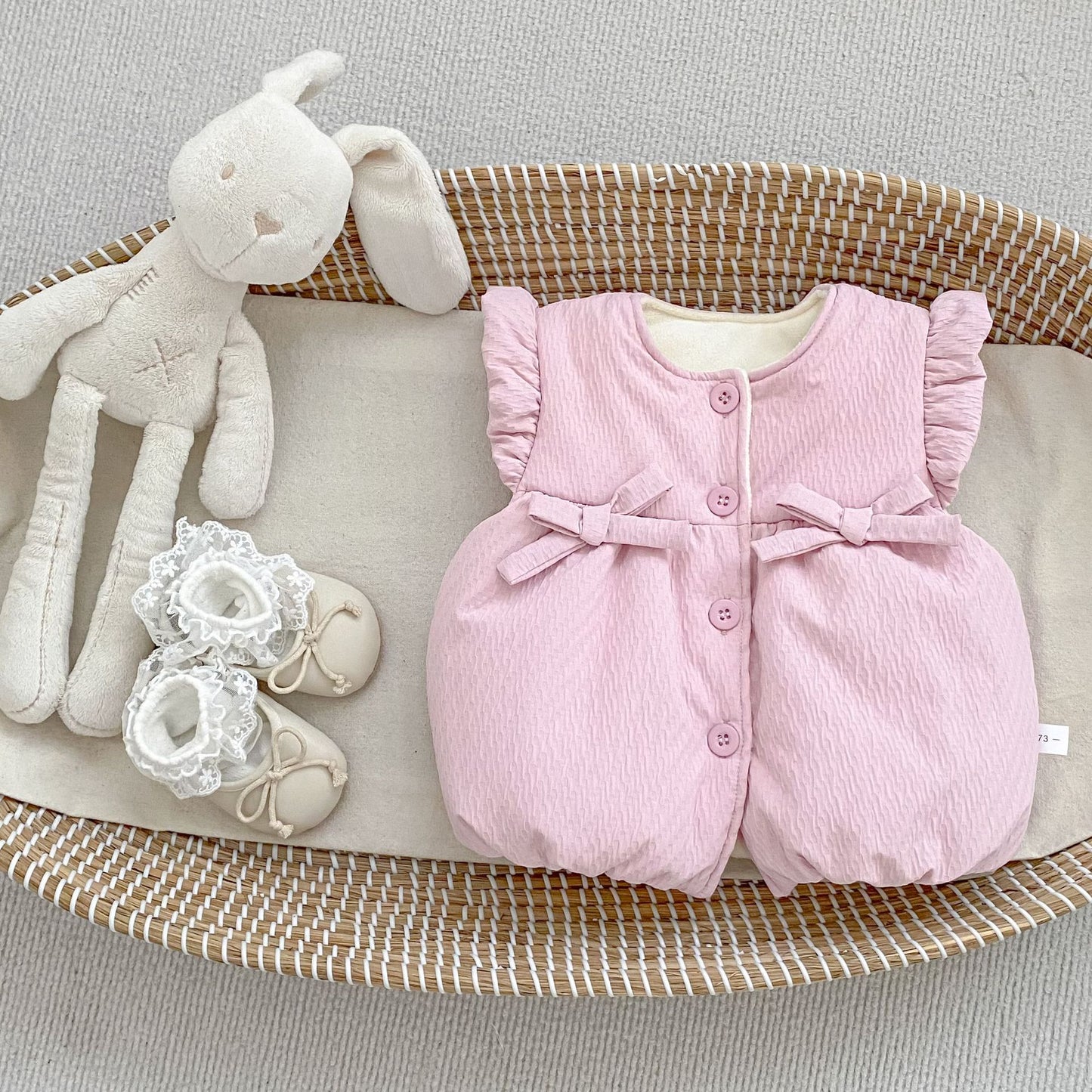 Arrival Winter and Autumn Baby Kids Girls Solid Color Sleeveless Cotton-Padded Vest, MyKids-USA®, Baby & Toddler Coats & Jackets, MyKids-USA - Size/Age - 73 (6-9M) - Color - Pink -  -  - TR2511302313-A