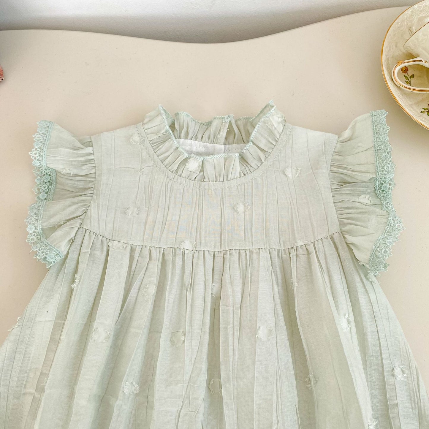 Summer Arrival Baby Girls Fly Sleeves Solid Color Bodysuit, MyKids-USA®, Bodysuits, MyKids-USA -  -  -  -  -  -  - .