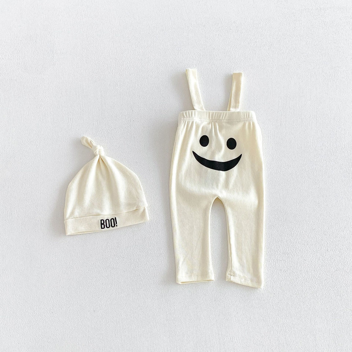 MyKids-USA® Baby Halloween Cartoon Pattern Overalls and Plain Top