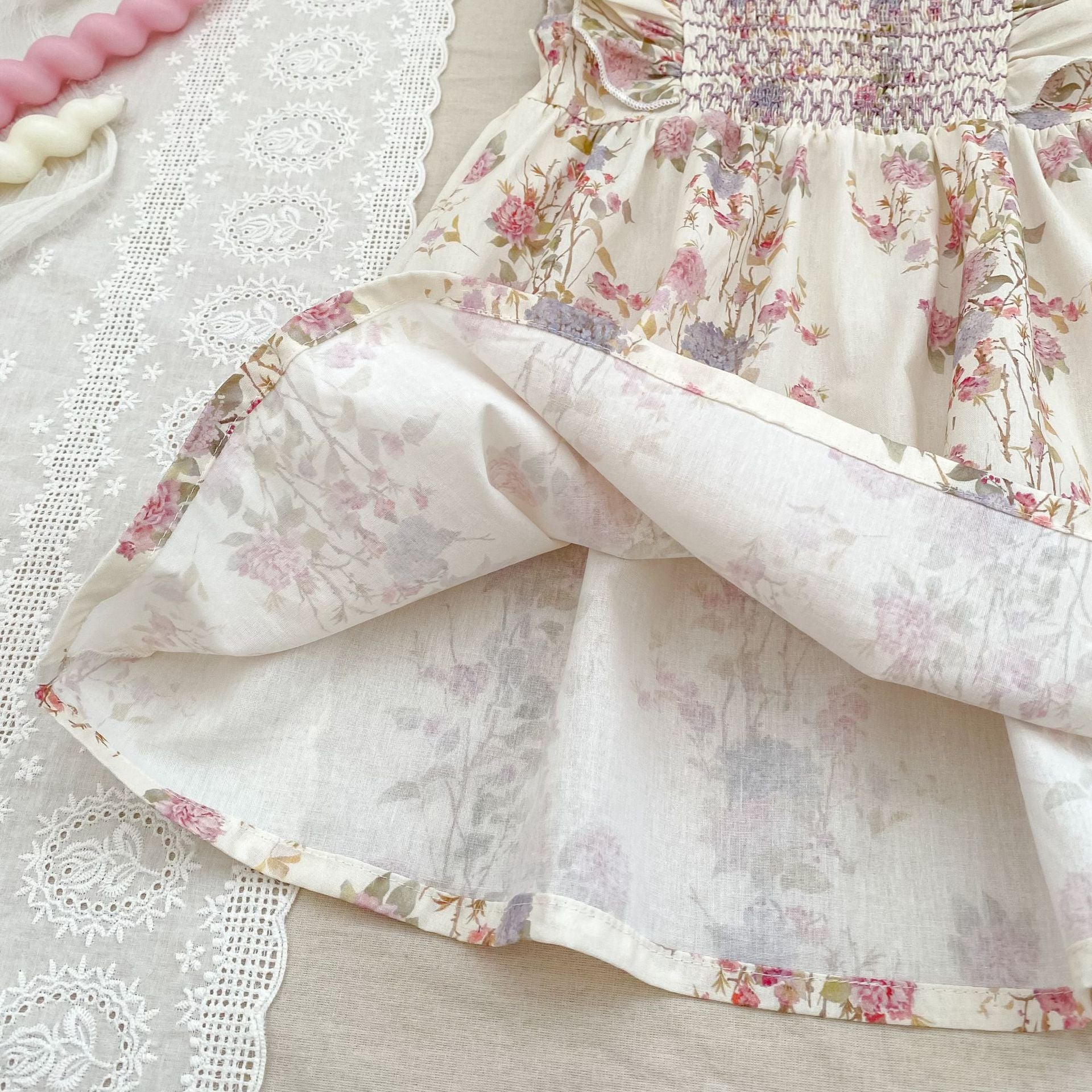 Summer Girls Arrival Floral Pattern Fly Sleeves Onesies and Girls’ Dress – Princess Sister Matching Set, MyKids-USA®, Baby & Toddler Dresses, MyKids-USA -  -  -  -  -  -  - 