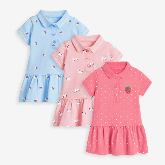 Girls’ Clothing: Collar Flip Cartoon Children’s Polo Dress, MyKids-USA®, Baby & Toddler Dresses, MyKids-USA -  -  -  -  -  -  - 