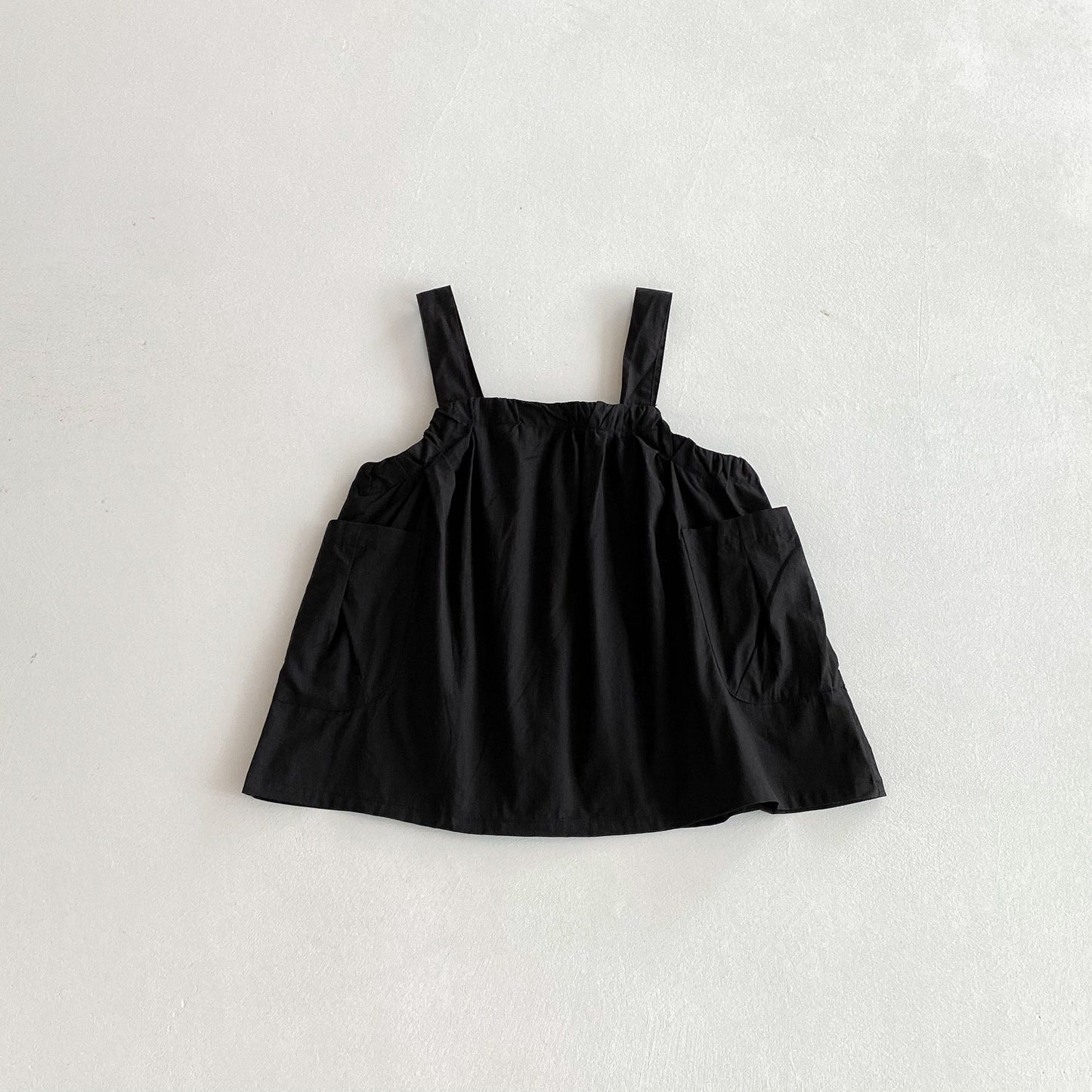 Arrival Summer Baby Girls Sleeveless Striped Vest and Black Dress Clothing Set