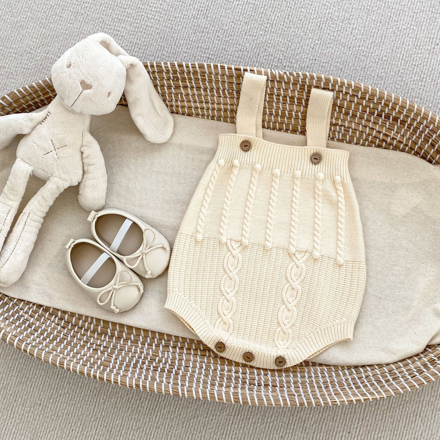 Handmade Knitted Cardigan With Onesies Sets, MyKids-USA®, Baby One-Pieces, MyKids-USA -  -  -  -  -  -  - 