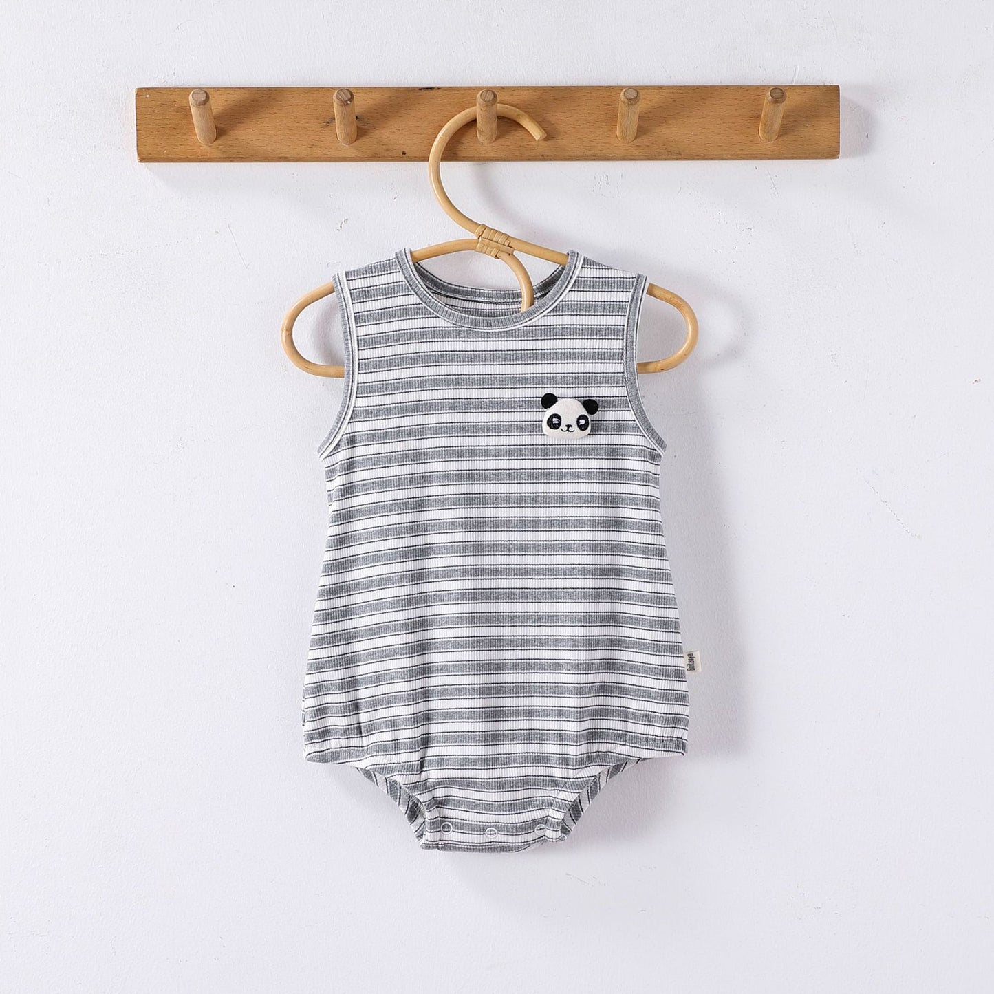 Summer Arrival Baby Cute Striped Sleeveless Rabbit Cartoon Design Onesies, MyKids-USA®, Baby One-Pieces, MyKids-USA -  -  -  -  -  -  - 