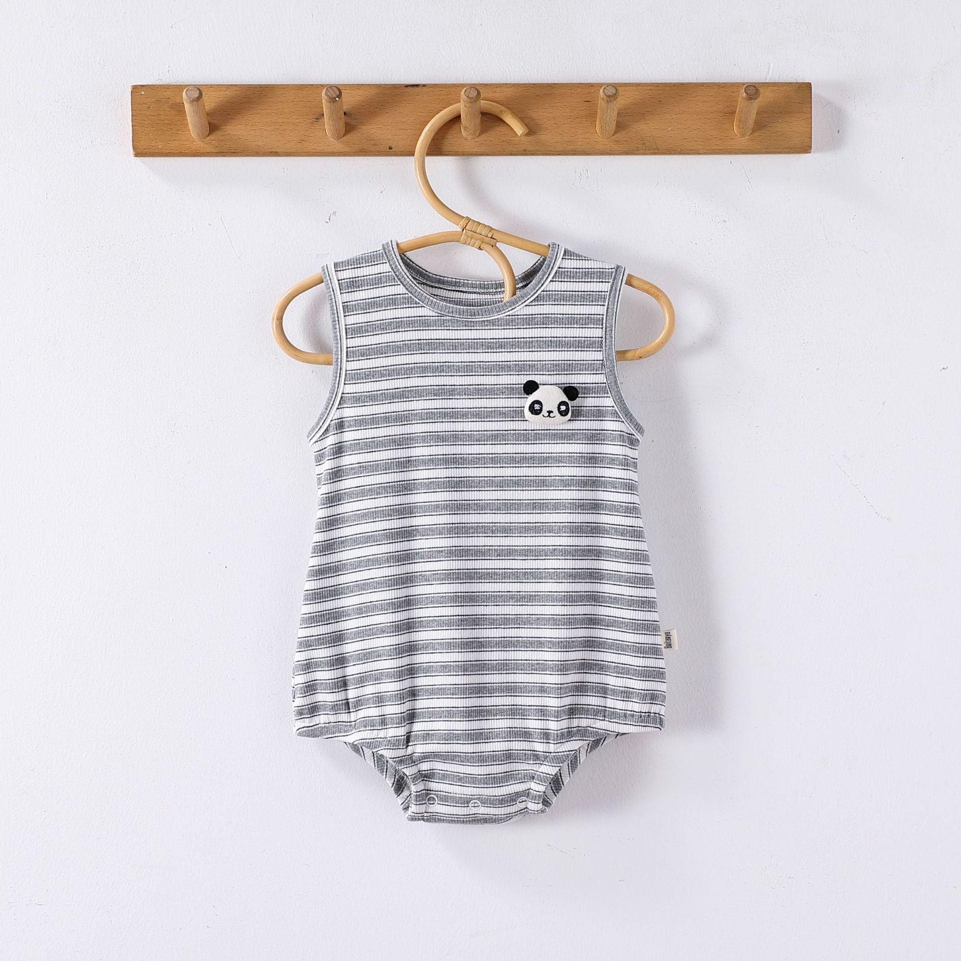 Summer Arrival Baby Cute Striped Sleeveless Rabbit Cartoon Design Onesies, MyKids-USA®, Baby One-Pieces, MyKids-USA -  -  -  -  -  -  - 