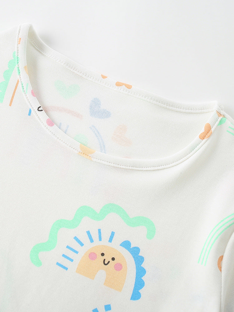 Summer Girls’ Cartoon Pattern T-shirt in European and American Style, MyKids-USA®, T-Shirts, MyKids-USA -  -  -  -  -  -  - .