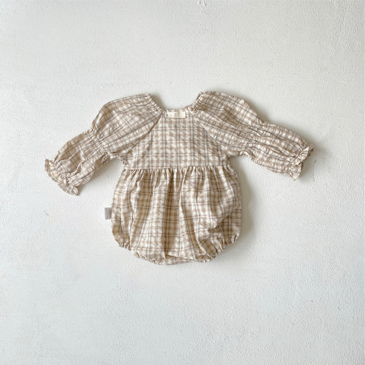 MyKids-USA® Autumn Arrival Baby Kids Girls Long Sleeves Vintage Plaid Bodysuit