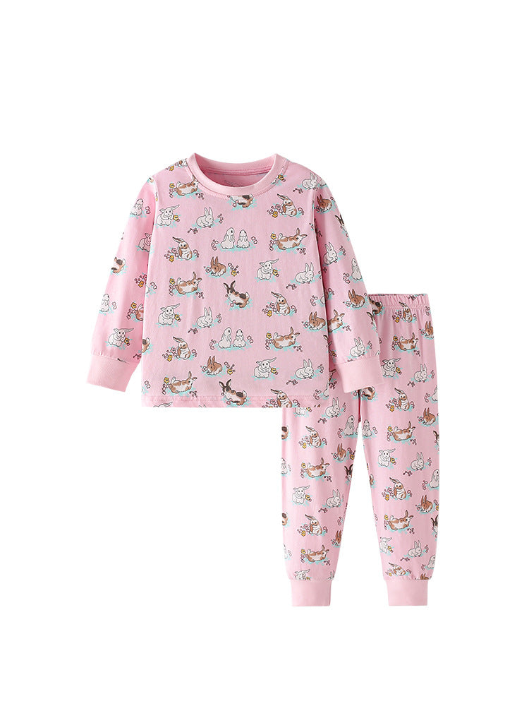 Spring and Autumn Girls Animals Cartoon Pattern Long Sleeves Top and Pants Clothing Set, MyKids-USA®, Baby & Toddler Outfits, MyKids-USA -  -  -  -  -  -  - .