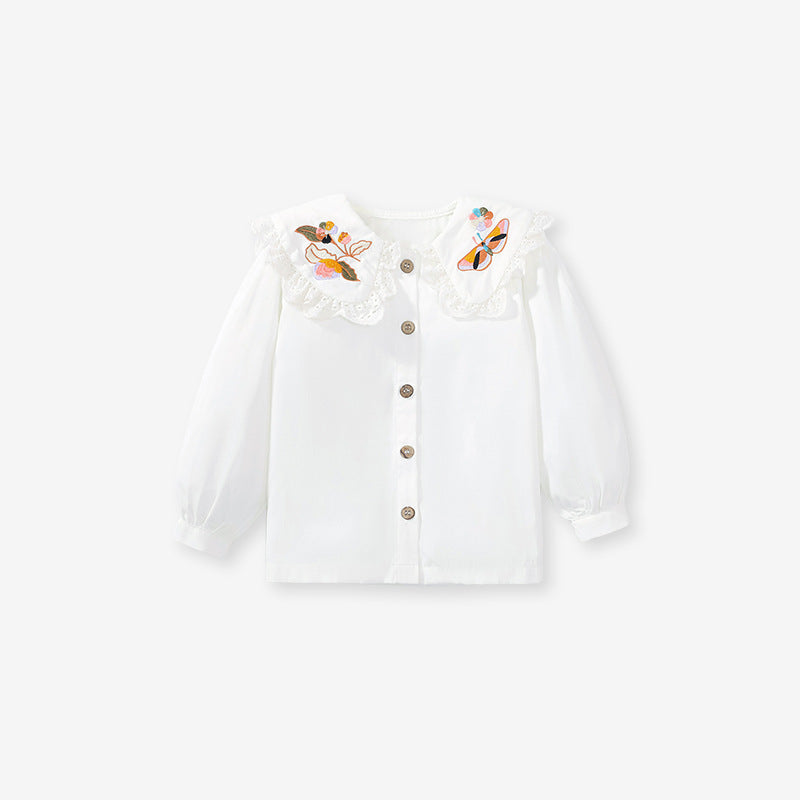 Embroidered Pattern Doll Neck Short & Dress Sets, MyKids-USA®, Baby & Toddler Outfits, MyKids-USA -  -  -  -  -  -  - 