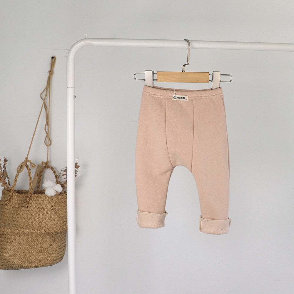 Arrival Baby Boy And Girl Solid Color Spring and Autumn Casual Pants, MyKids-USA®, Trousers, MyKids-USA - Size/Age - 66 (3-6M) - Color - Apricot -  -  - TR2512251326.