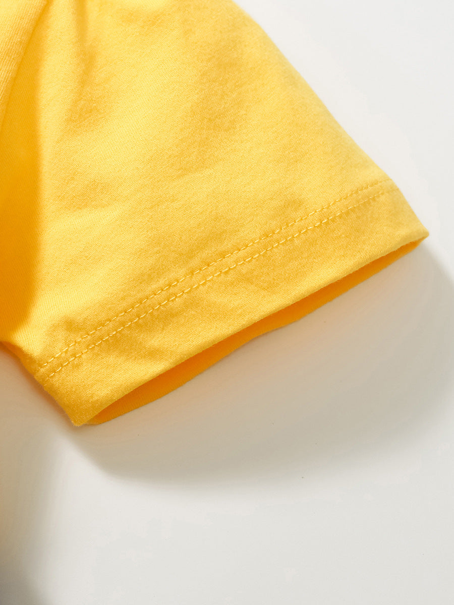 Spring And Summer Baby Girls Short Sleeves Rainbow Butterfly Floral Dress, MyKids-USA®, Baby & Toddler Dresses, MyKids-USA -  -  -  -  -  -  - 