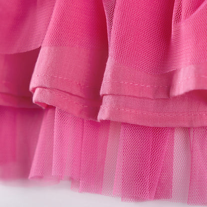 Autumn and Spring Arrival Cartoon Pattern Long Sleeves Dress with Tulle for Stylish Girls, MyKids-USA®, Baby & Toddler Dresses, MyKids-USA -  -  -  -  -  -  - 